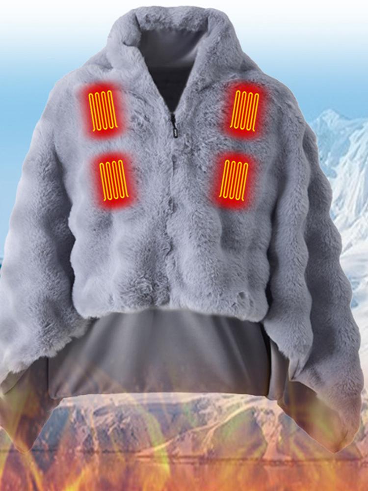 Smart Heating Blanket USB Charging Warm Cover Blanket Double-Sided Electric Thermal Blanket for Travel Work Camping