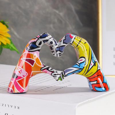 Wateroverdracht Klein Liefdevol Gebaar Sculptuur, Hars Ambacht Ornament voor Huis, Slaapkamer, Woonkamer en Entree Desktop Decoratie