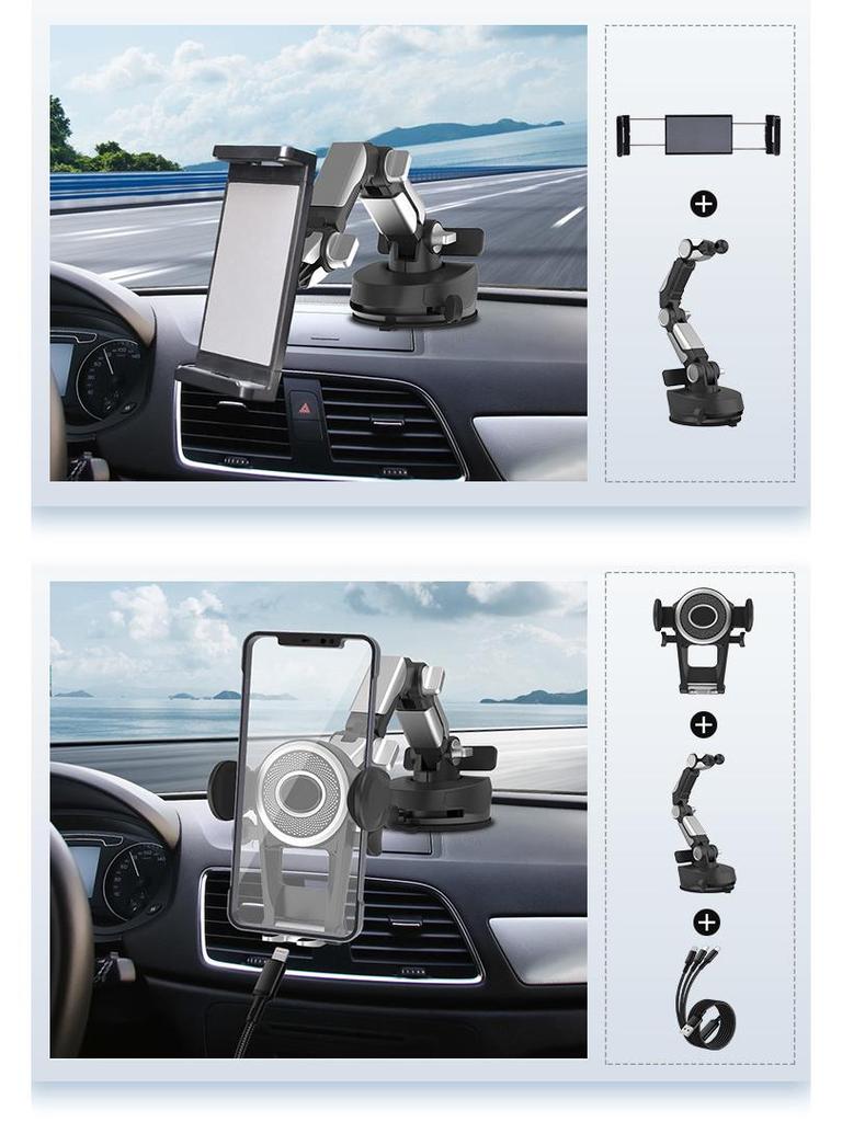 Neuer Handyhalter mit Saugnapf und Kreuzdesign für Autos und LKWs