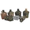 1L Army Military Water Bottle Camping Hiking Canteen Cup Portable for Outdoor