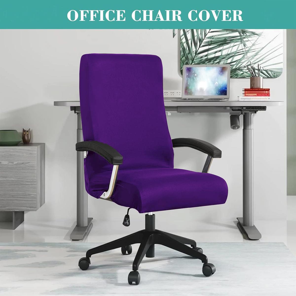 

Чехлы для офисных кресел из эластичного спандекса, чехлы для компьютерных кресел, устойчивые к загрязнениям, съемные чехлы M