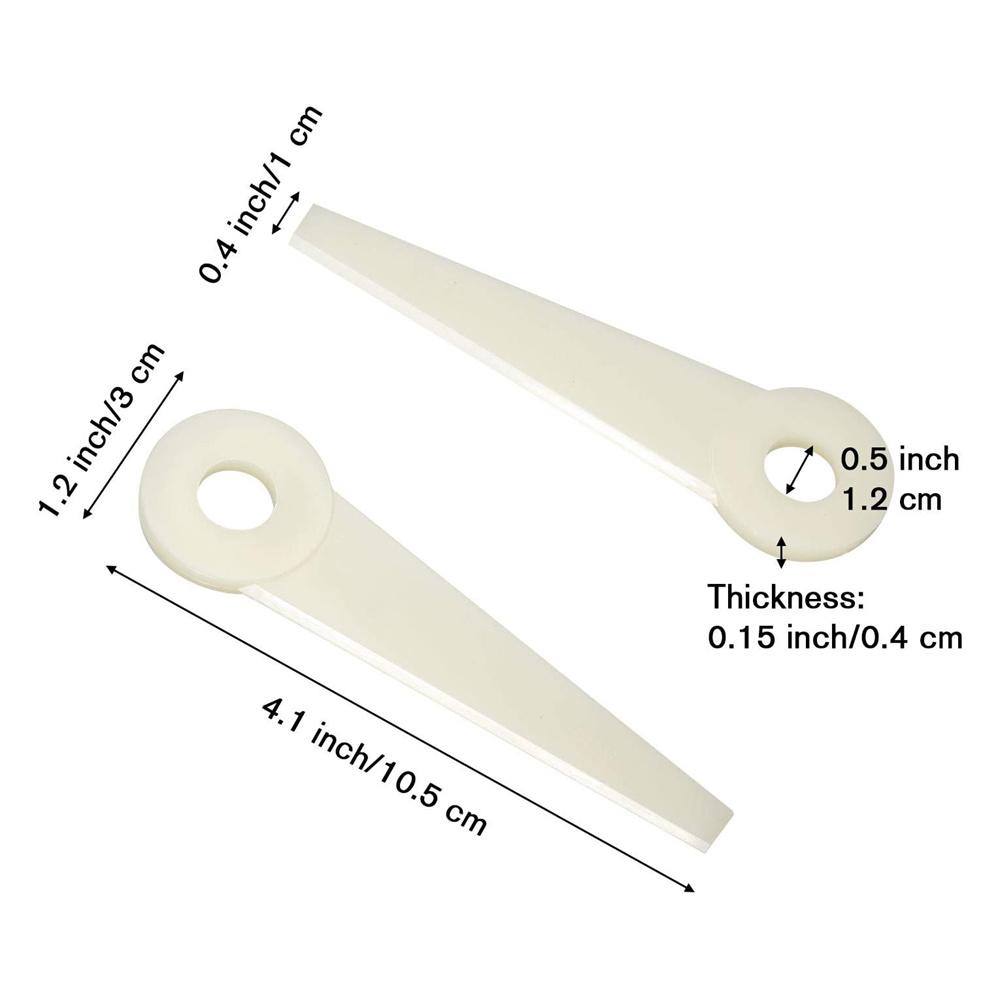 24 Pieces Nylon Trimmer Head Cutting Head Cut Blades Replacement For Stihl 20-3