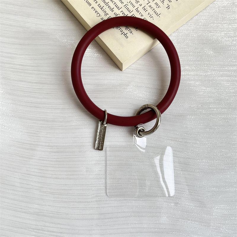 Universelles Silikon-Armband mit Schnalle für Handyhüllen, Anti-Sturz-Riemen, Schlüsselanhänger, Anhänger und Anti-Verlust-Seil