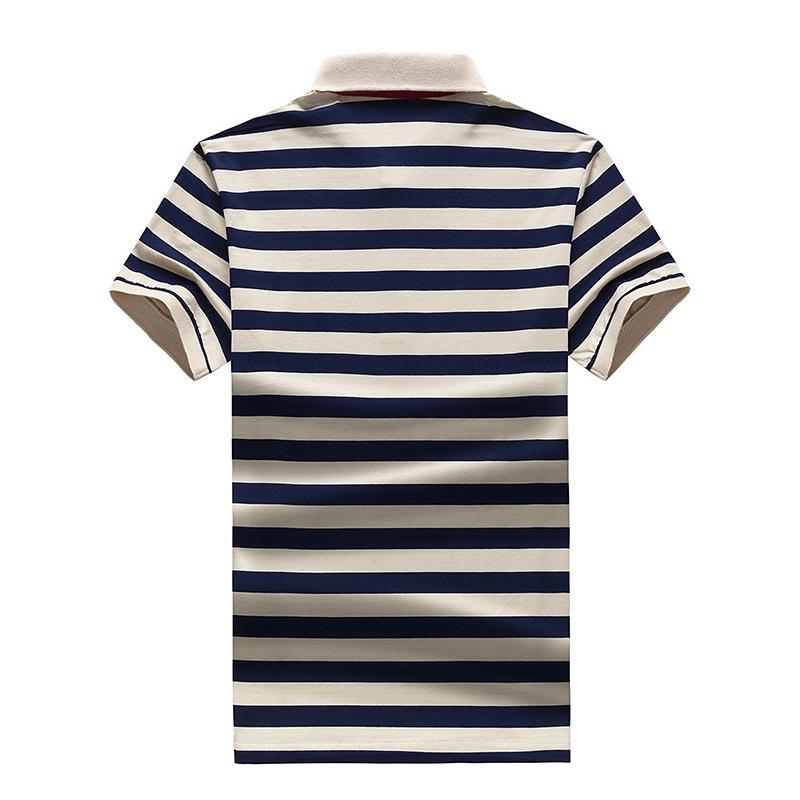 Men 'S Short Sleeve Polo Shirt Summer Slim Lapel T -Shirt