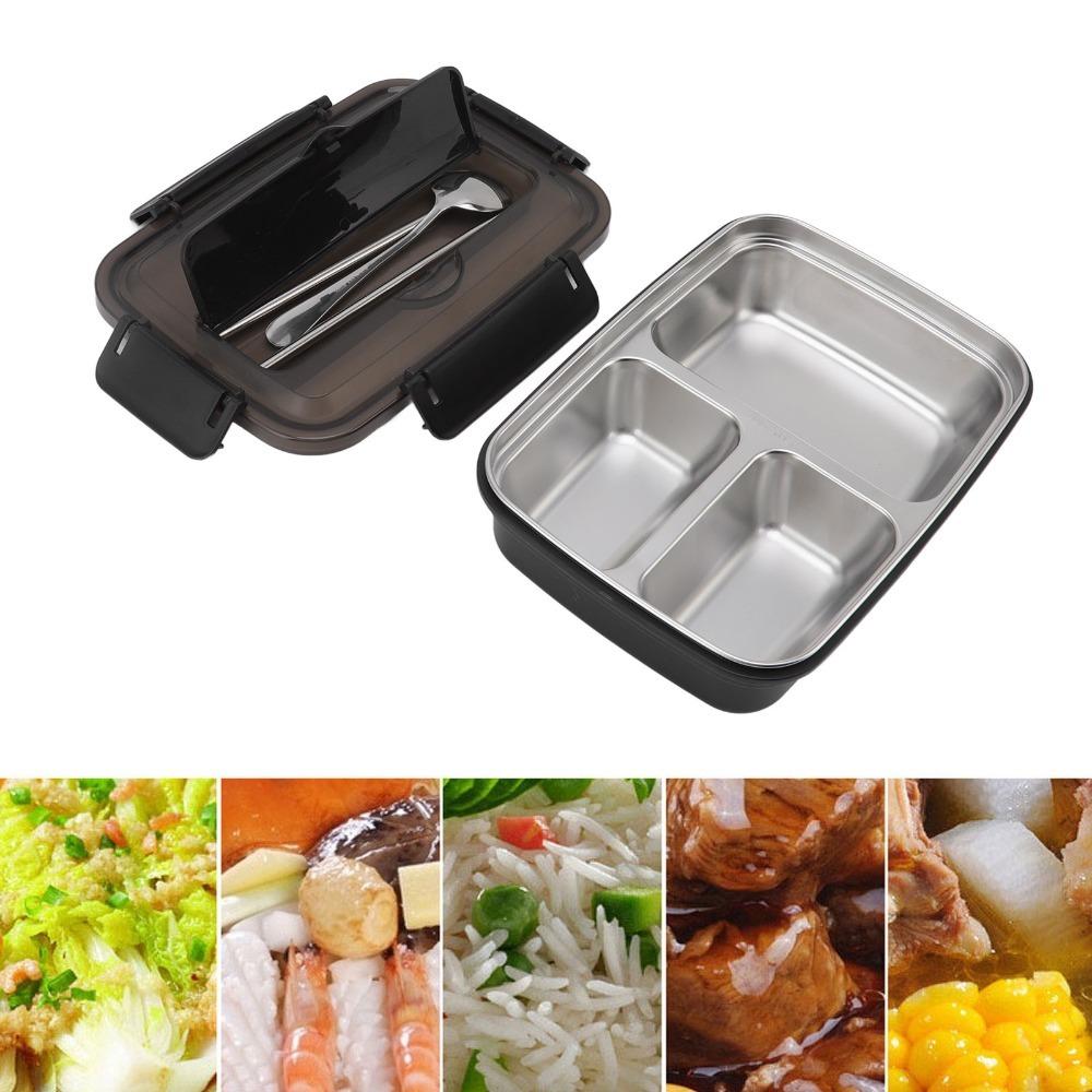 304 Stainless Steel Leakproof Lunch Box 1.8L Bento Lunch Box Cute Insulated Lunch Box  For Camping