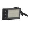 Electric Bike LCD Display Meter S866 ABS Electric Bike Control Panel with 6 Pin Water Proof Connector for Scooter