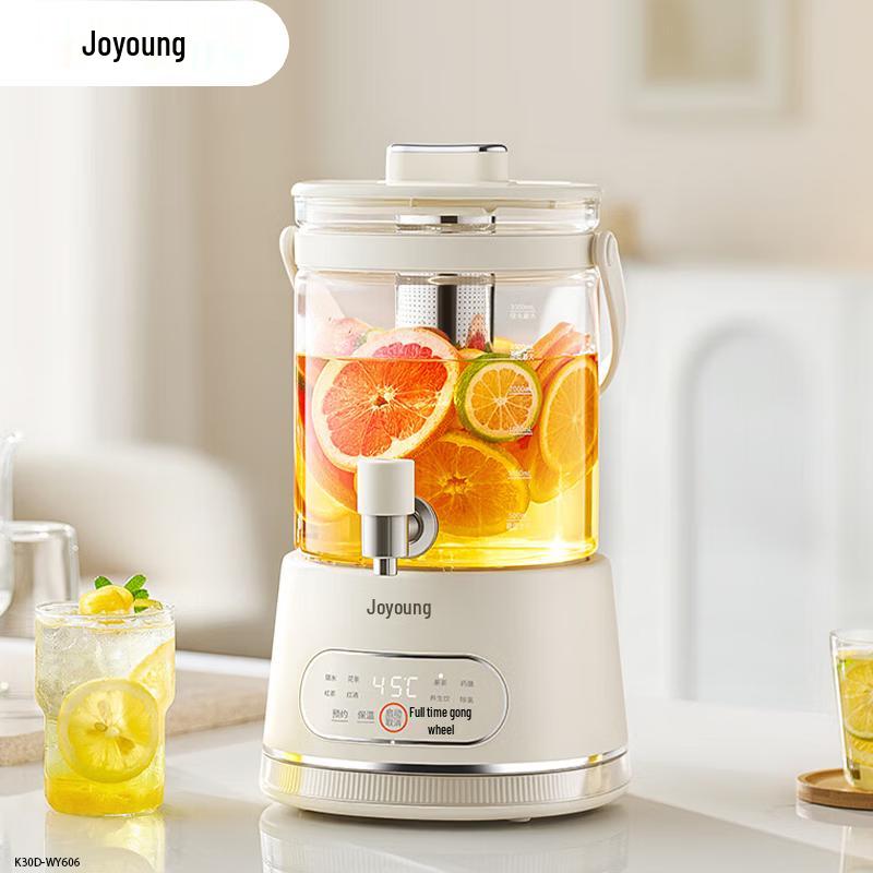 Joyoung 3L Glass Health Kettle with Faucet CN plug (adapter included)
