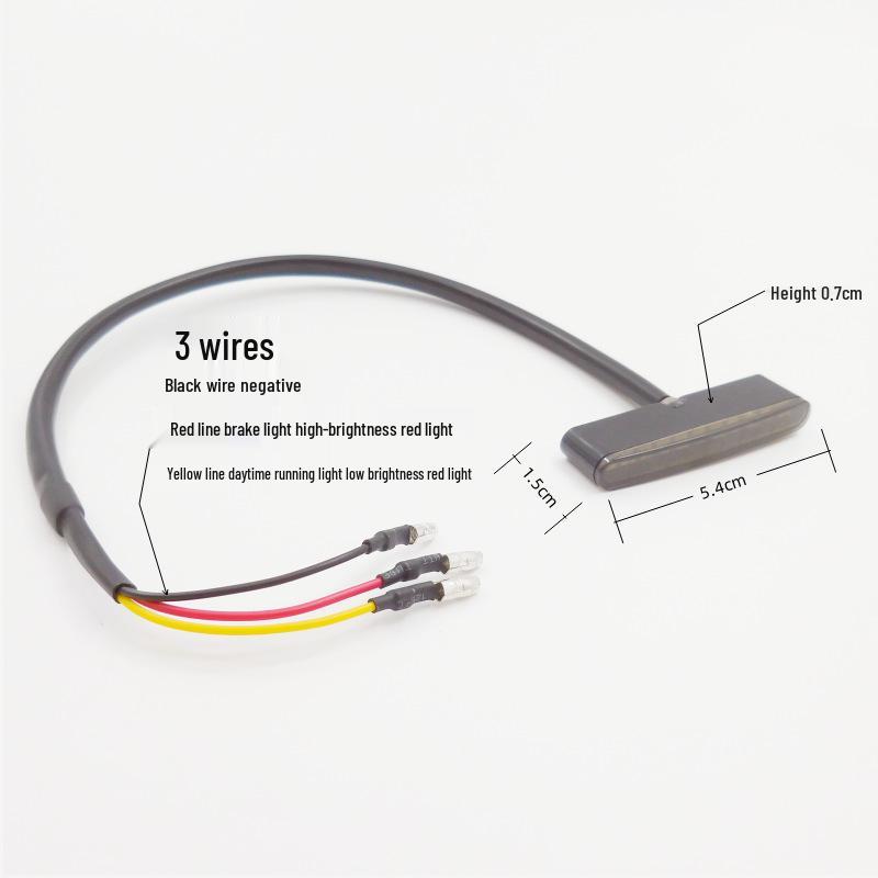 Harley Motorcycle Mini LED Rear Taillight: Compact Brake Light