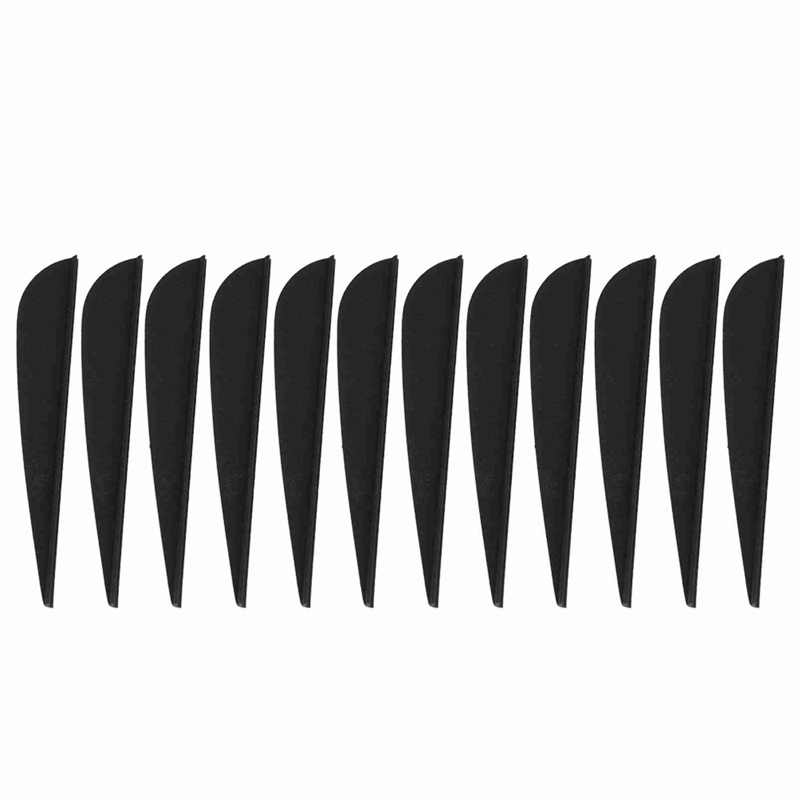 Kaisai White 12 Pcs 3 Inches Feather Diy Arrow Fletching Accessories For Archery Hunting Shooting