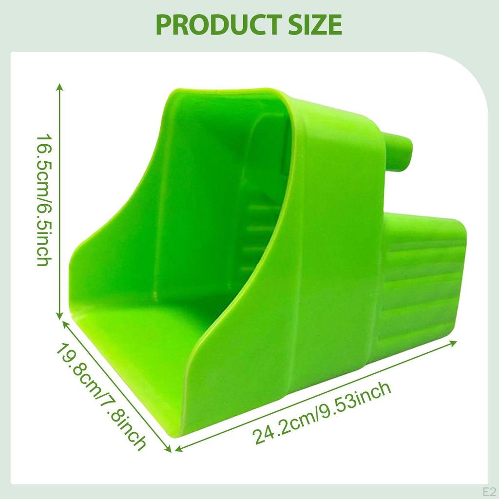 Feed , Food Service, Ergonomic Design, Portable Easy To Feeder, Grain Er for Livestock Gardens