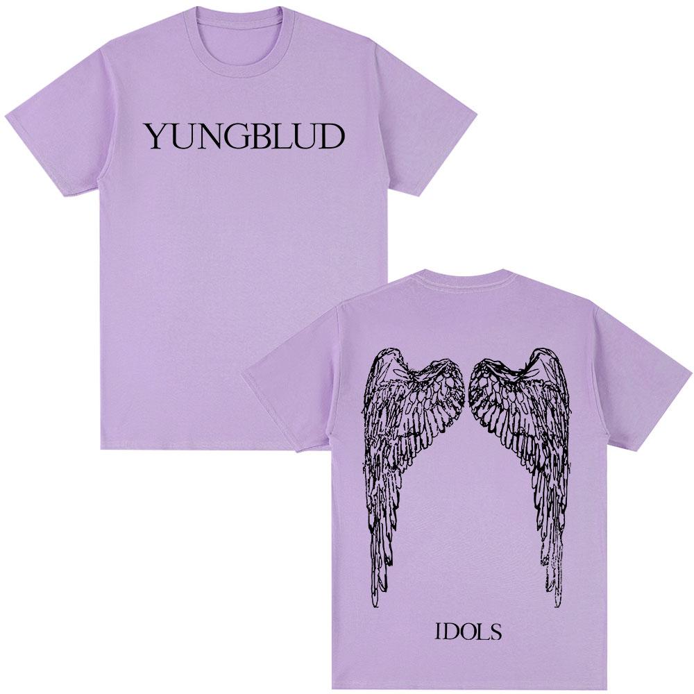 Yungblud IDOLS Wings Album Tour 2025 T Shirt Fans Gift Unisexs Women Hip Hop Short Sleeve Tshirts Oversized Casual Cotton Tshirt