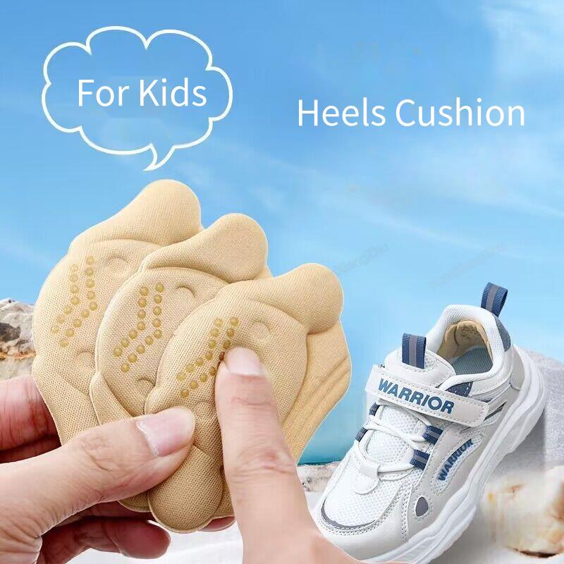Child Heel Stickers Shoe Pads Sneaker Kids Insoles Non-slip Feet Heel Protectors Adjust Size Cushion Foot Care shoes Inserts