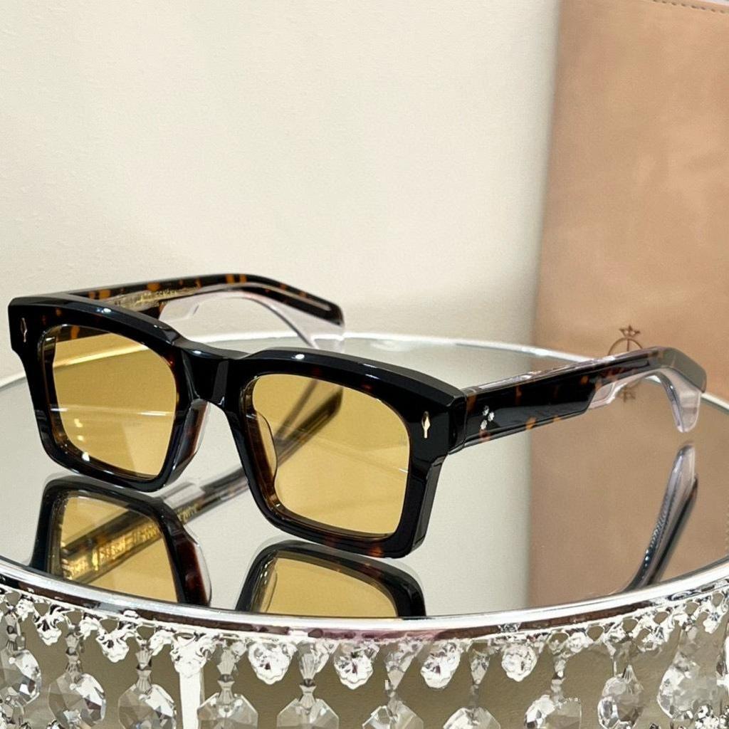 JACQ JMM KAINE Retro Square Frame Unisex Sunglasses