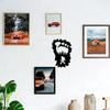 Vintage Sasquatch Decor in Metal - Indoor & Outdoor. Farmhouse Wall. Wall Sticker. Artwork. Iron Ornament.Iron Silhouette Art.