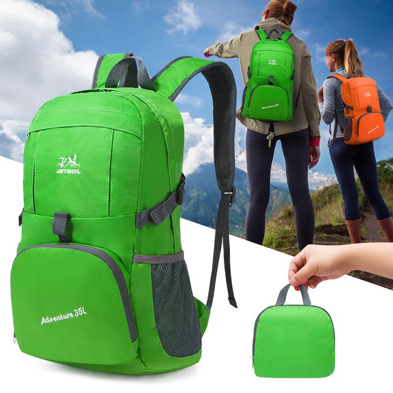 

Foldable Nylon Travel Backpack - Lightweight, Portable Outdoor & Mountaineering Bag; Ideal for Advertising Gifts 20-35L фіолетовий