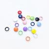 M-Modern-10 Colors Metal Sewing Buttons Hollow Solid Prong Press Studs Snap Fasteners For Clothes Bags