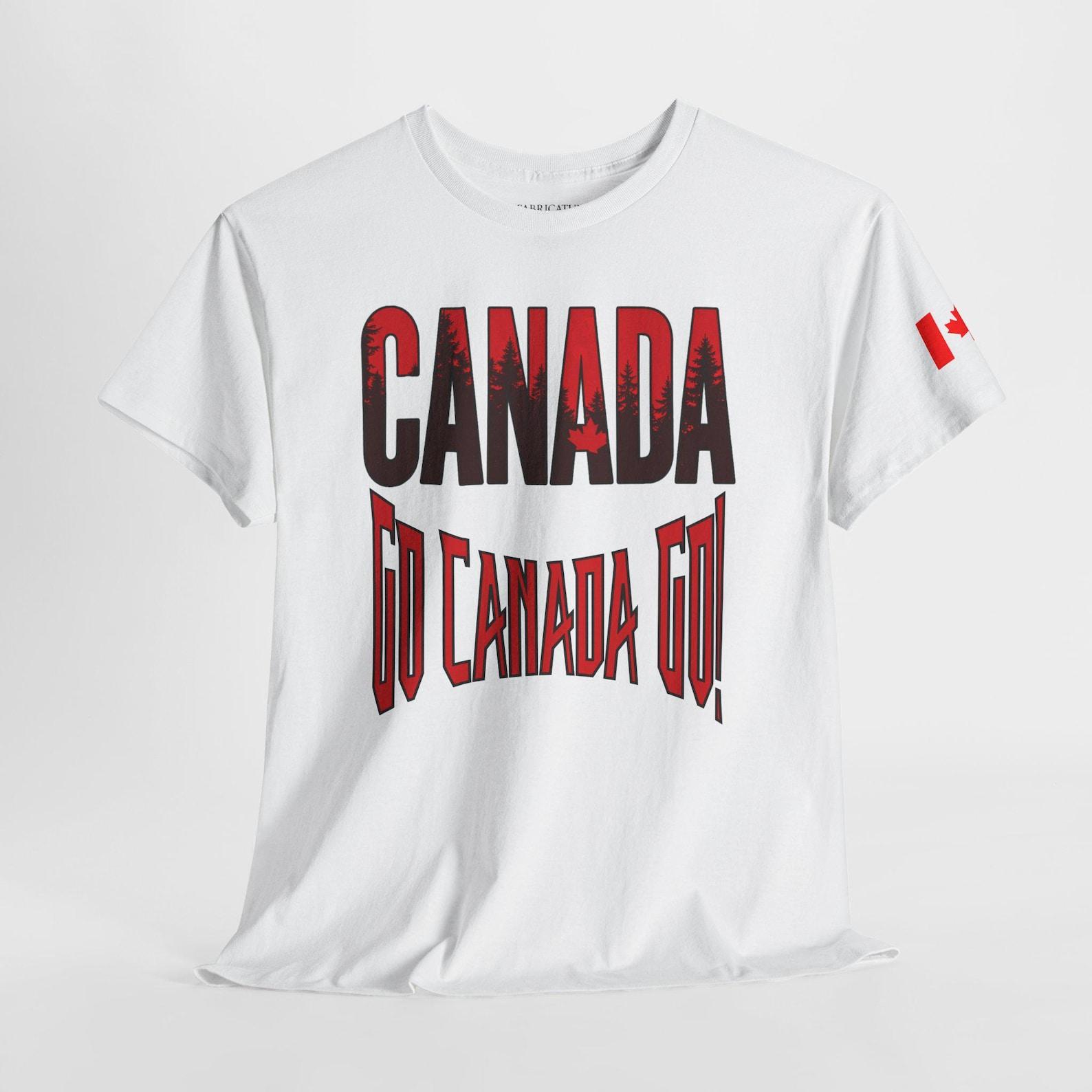 Canada Graphic T-Shirt | Go Canada Typography | Soccer Tournament Streetwear 3XL