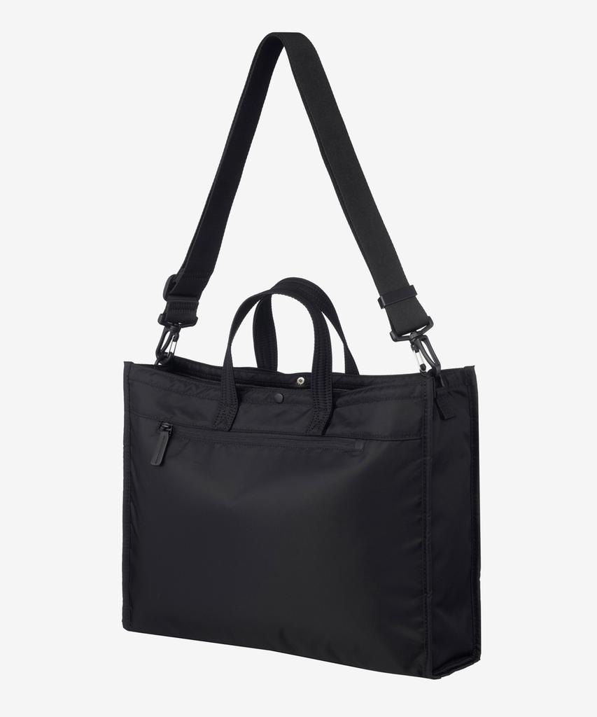 Mindbridge [Can Be Worn As A Crossbody Bag] Black Nylon Briefcase