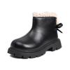 Trend Girls Causal School Boots Sweet Lace Ruffled Edge Princess Elegant Children Ankle Boots  Catwalk Kids Short Boots