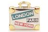 Paul Smith Trunk Case Motif eps20s205 M1A CUFF ASUITC Suitcase Silver Multi Men's Cufflinks, Cufflink,