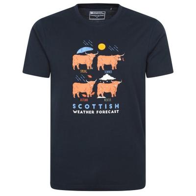 Mens Scottish Weather Forecast Graphic T-Shirt
