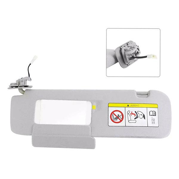 

1 Pc Gray ABS Car Interior Left Sun Visor None