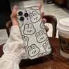 Transparent Mobile Phone Case Apple 17promax Line Cartoon Rabbit Iphone12 Anti-drop Protective Case 16 Women's 14