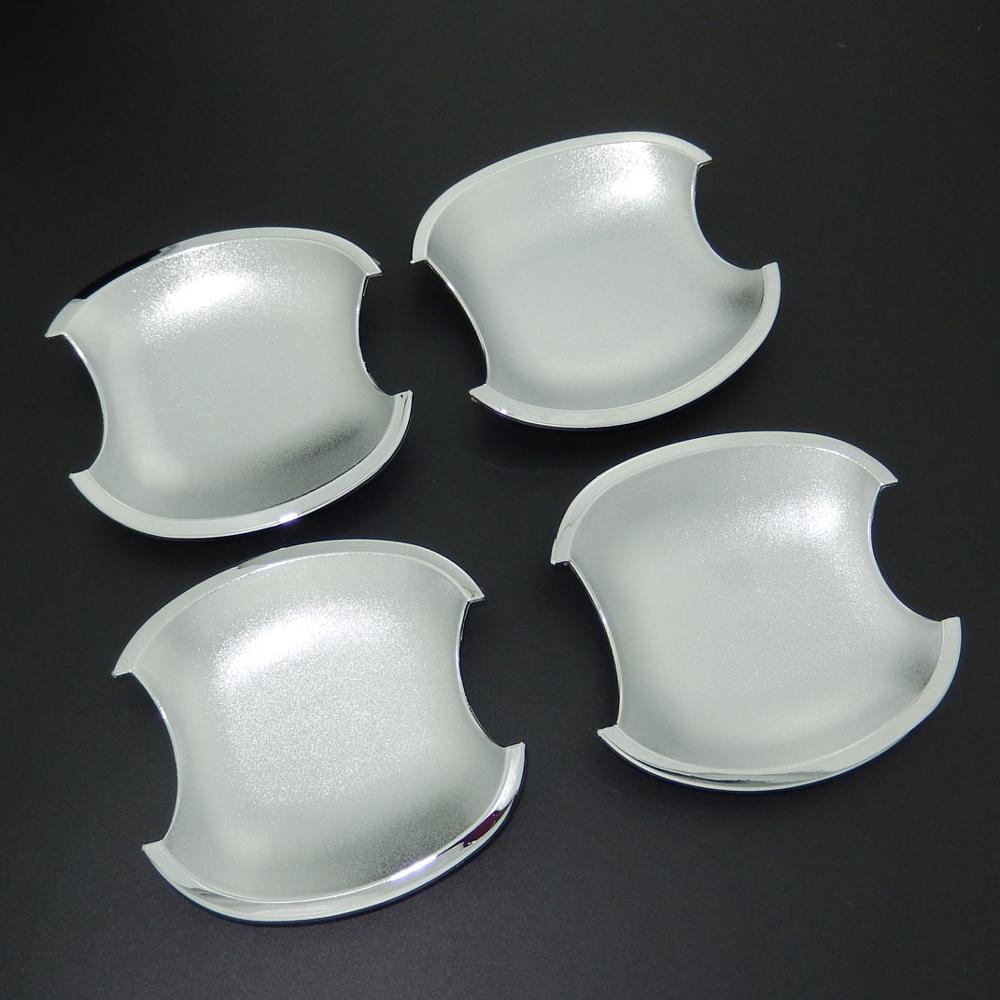 For Toyota RAV4 2001-2012 Chrome Door Handle Trim & Door Bowl Cover Car Styling 2004 2005 2006 2007 2008 2009 2010