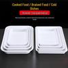 De Rui En White Melamine Deep Serving Tray