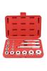 YFFSFDC Bearing Race Seal Driver Set with 14 Attachments, 3 Aluminum Handles, 17 Pieces - Car and Motorcycle Mounting Kit with Storage Case - Portable