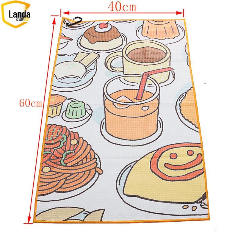Landa Golf Towel with Digital Print