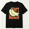Unisex Tropical Tshirt Thats Bananas Single Pastel Banana Cotton Tee Cute Summer Fruit Graphic Short Sleeve Casual Tops