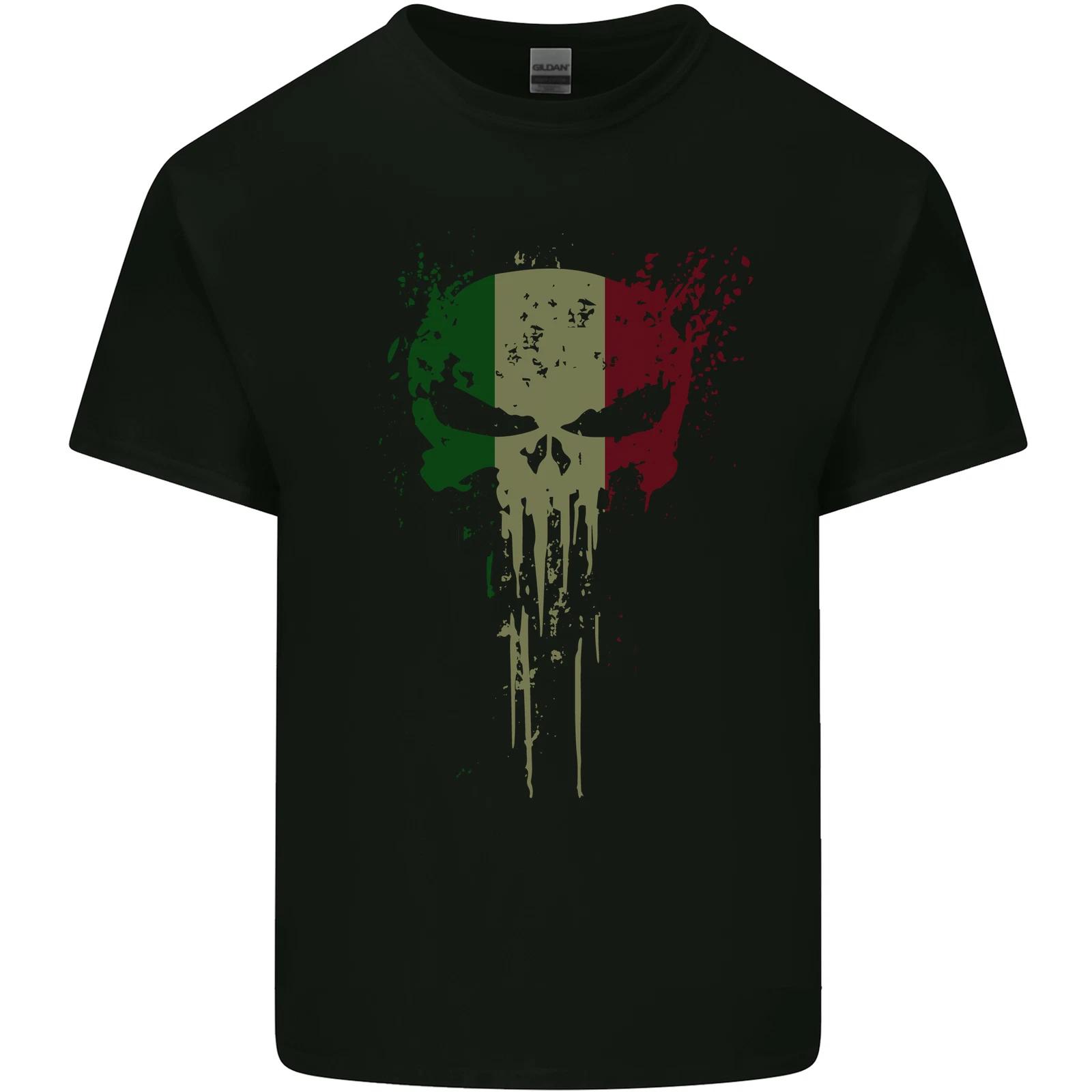 Italy Skull Gym Training Bodybuilding Kids T-Shirt Childrens 3XL