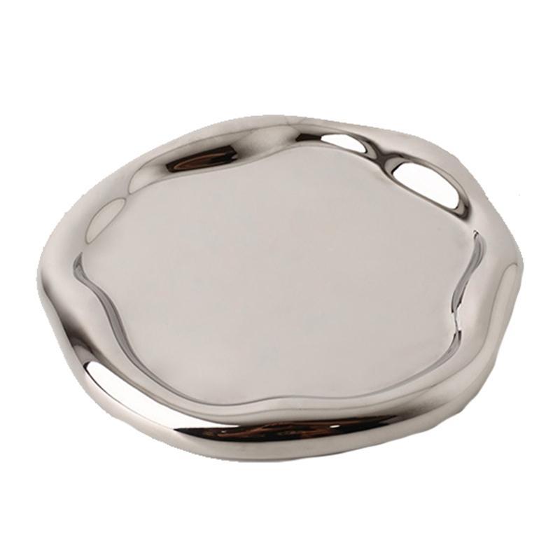 Storage Tray with Polished Round Bottom for Touch Comfortable Does Not Hurt Desk