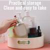 Multifunctional Bathroom Storage Box Rotatable Kitchen Storage Tray With Handle