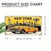 Car License Plate Metal Wall Decor 15x30cm