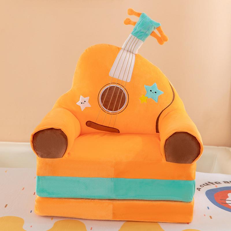 Divano letto pieghevole a cartoni animati per bambini con imbottitura morbida in peluche per la sala lettura dei più piccoli