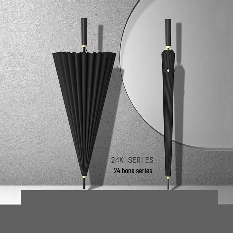 Minshzee Automatic Windproof UV Protection Umbrella 24-Rib Automatic