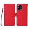 Case for X6d 5G - Leather/PU, Red, With Card Holder