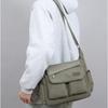 1Pc  Men's Large Capacity Shoulder Backpack Wallet Business Korean Casual Bag Electrical Tools Accessories Crossbody Bag Resistant