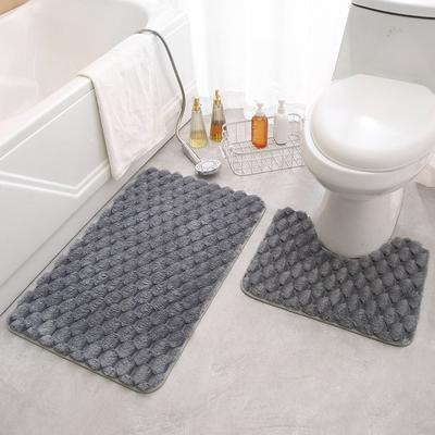 Severská koupelnová předložka Absorpční koberec ke dveřím do koupelny WC Protiskluzová podložka pod nohy ke dveřím Vstupní rohožka Koupelnová předložka
