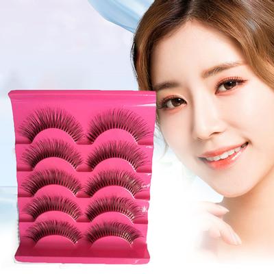 10 Pairs Of 3D Natural Long Eyelash Makeup And Hand-Made Rough False False Eyelashes