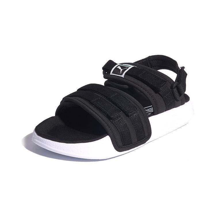 Puma Leadcat YLM 19 PreSchool 'Black White' (Unisex) Black / White Kids' Sandals 369450 01