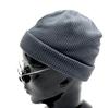 Thermal Watch Thermal Knit Cap Beanie Watch Inner Cap Islamic Cap Islamic Watch Knit Cap 3WAY Hat Indoor Hat All Sizes Free Gray [Grand Eight] Men's