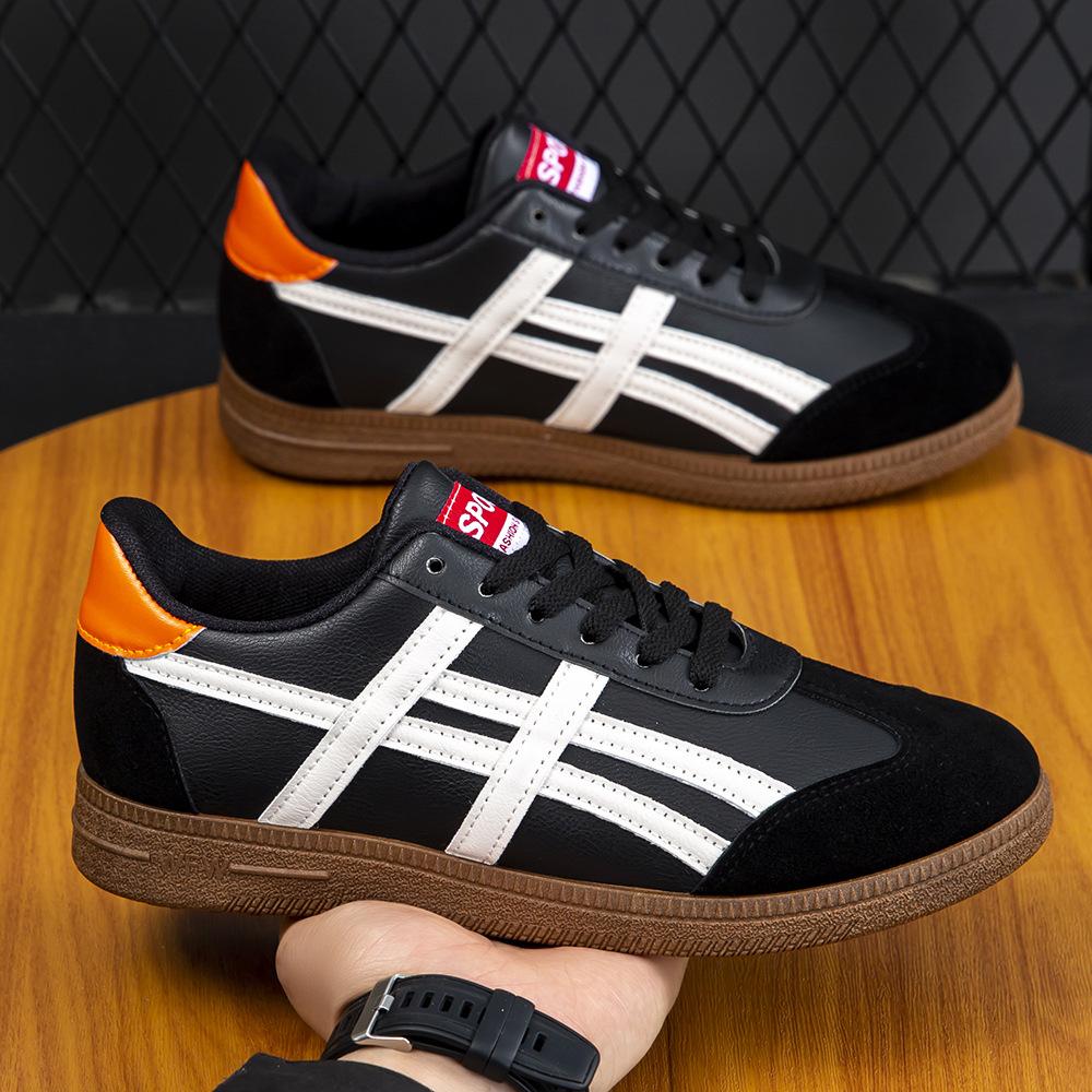 Little White Shoes Men's 2025 Four-season Men's Shoes Casual and Comfortable Lace-up Foreign Trade Men's Shoes