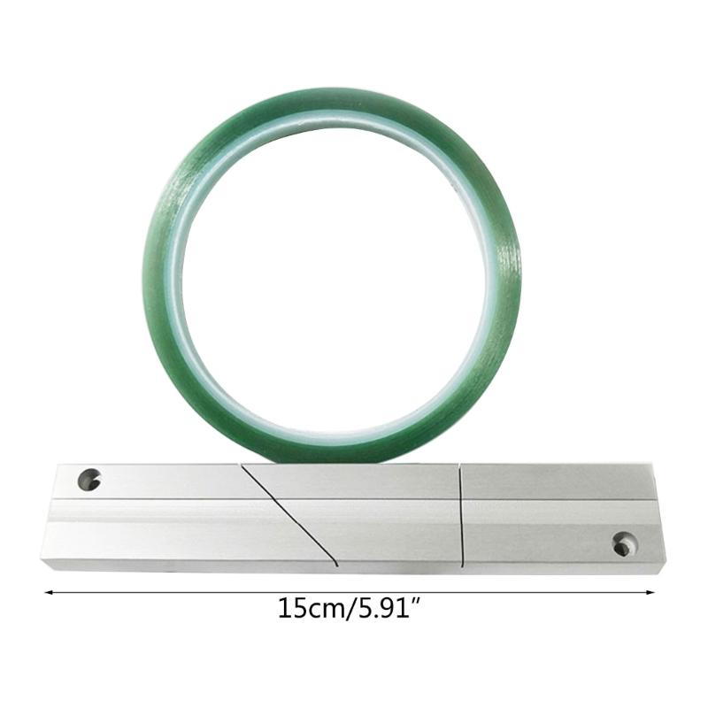 1/410-Inch Tape Reel Tape Splicing Set Reel To Reel Tape Splicing Block for Music and Voice Recording