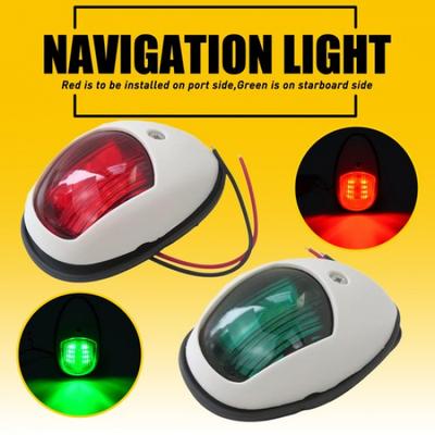 2pcs 8LED Marine Boat Navigation Starboard Light Port Red Green IP67 Universal