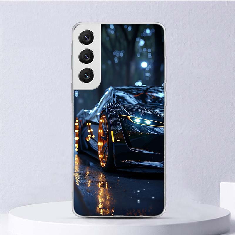 Cool Male Men Sports Cars Soft Case For Samsung Galaxy S25 S24 S23 S22 Ultra Phone Cover S21 S20 FE S10 Plus S10E S25U Funda Coq