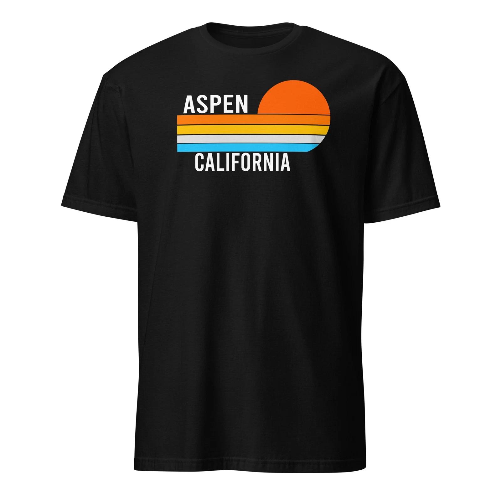

Aspen California With Retro Sunset - Unisex T-Shirt XL