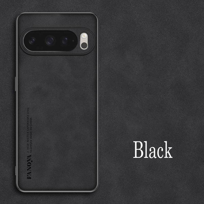 Luxury Sheepskin Leather Shockproof Silicone Case For Google Pixel 10 9 8 7 6 Pro XL Pixel10 Pixel9 Pro 9A 8A 9A 6A Phone Cover